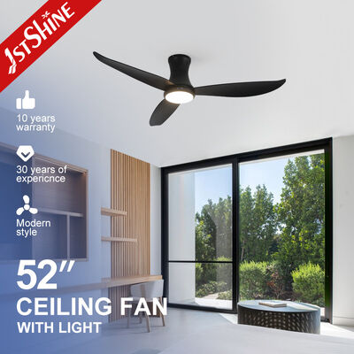 Harga yang bagus Kipas langit-langit LED hitam dengan remote control tegangan rendah kecepatan tinggi On line