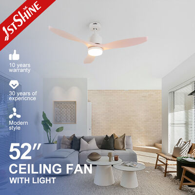 Harga yang bagus Kipas Plafon LED Plastik 52'' Dengan Motor DC Dan Lampu Peredupan On line
