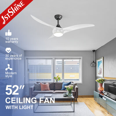 Harga yang bagus 52' 'Remote LED Ceiling Fan Indoor Dekoratif Kecepatan Tinggi Kebisingan rendah On line