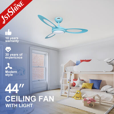 Harga yang bagus 44 Inch 3 ABS Blades Dimmable LED Ceiling Fan 230V Untuk Kamar Tidur On line