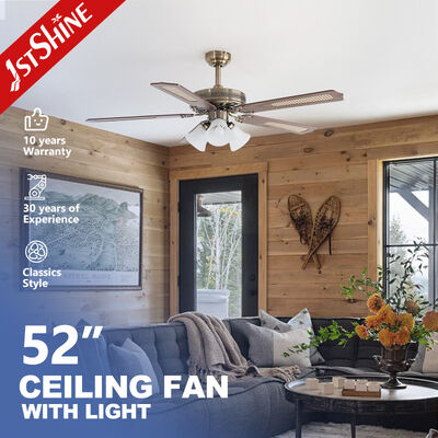 Harga yang bagus MDF Blade Ceiling Fan Light dengan AC Remote Control 3 Light Kit 230V On line